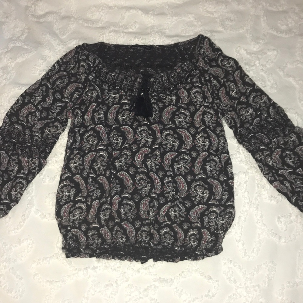 American Eagle Paisley Blouse